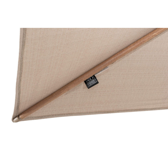 4 Seasons Outdoor Azzurro 300 cm. Ø zand met houtlook frame
