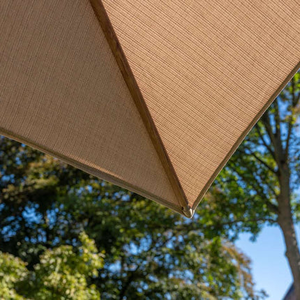 4 Seasons Outdoor Hacienda 300 x 400 cm. Sand mit Holz -Look -Rahmen
