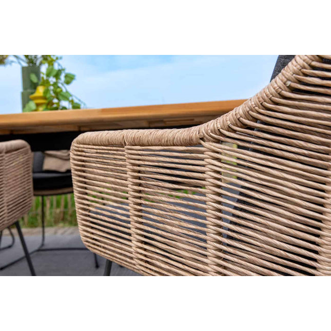 Taste 4SO Belmond dining naturel + Prado tafel 130 Ø cm