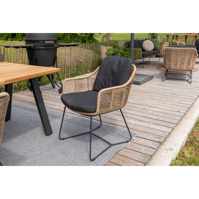 Taste 4SO Belmond dining naturel + Prado tafel 130 Ø cm