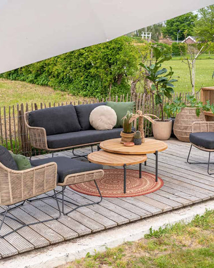 Taste 4SO Belmond loungeset naturel, zonder salontafel