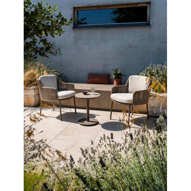 4 Seasons Outdoor Bernini dining stoel terre incl. 2 kussens
