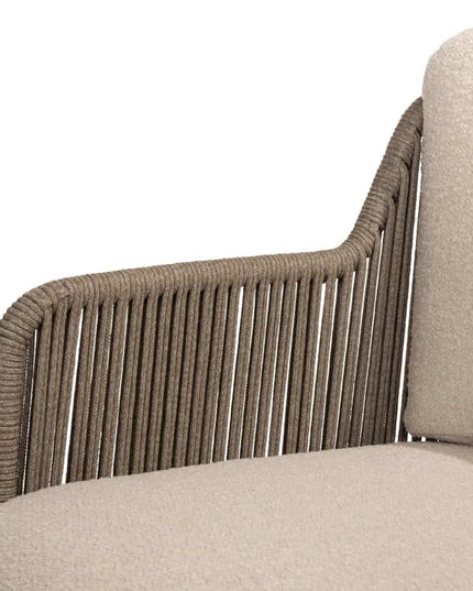 4 Seasons Outdoor Bernini Essstuhl + Geschmack 4SO Prado Teak Tabelle 160 Ø CM Terre Ondel