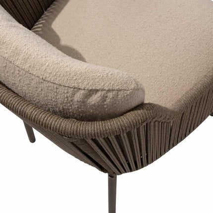4 Seasons Outdoor Bernini dining stoel terre incl. 2 kussens