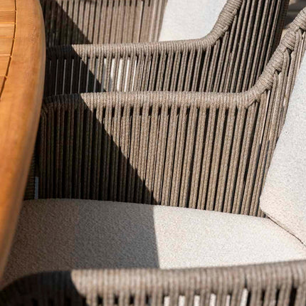 4 Seasons Outdoor Bernini dining stoel terre incl. 2 kussens