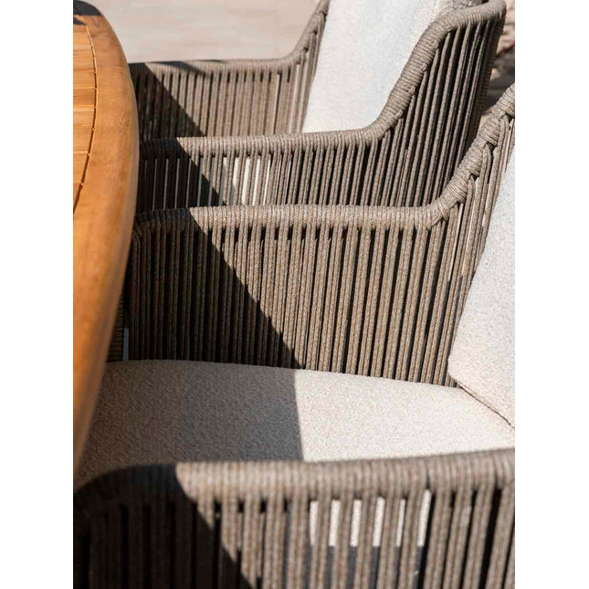 4 Seasons Outdoor Bernini dining stoel terre incl. 2 kussens