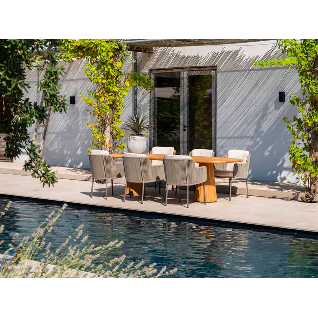 4 Seasons Outdoor Bernini dining stoel terre incl. 2 kussens
