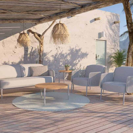 4 Seasons Outdoor Yoga side table frost grey 45 cm. Ø