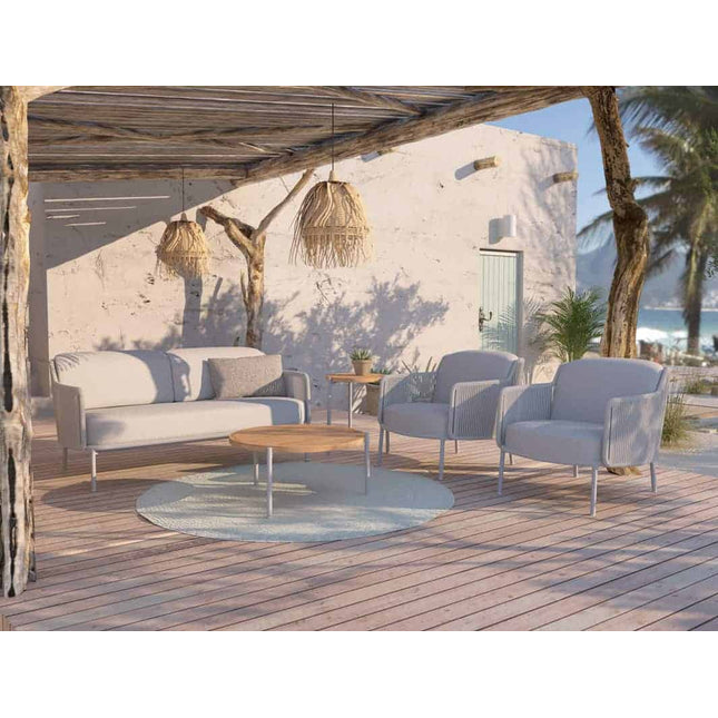 4 Seasons Outdoor Yoga salontafel frost grey 73 cm. Ø