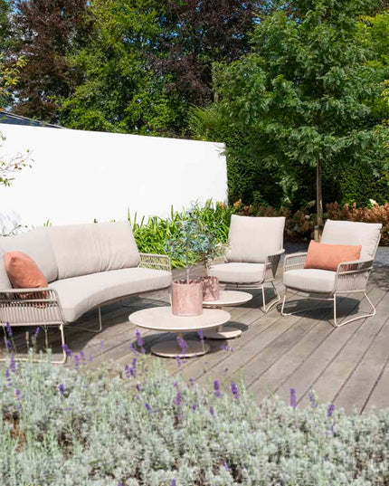 4 Seasons Outdoor Botanic Lounge Set ohne Couchtisch + Fußschemel