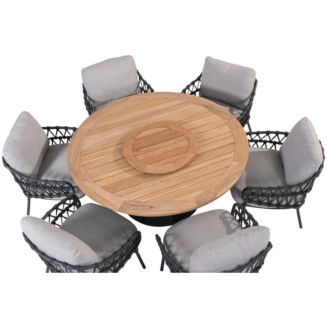 4 Seasons Outdoor Calpi low dining stoel incl. 2 kussens