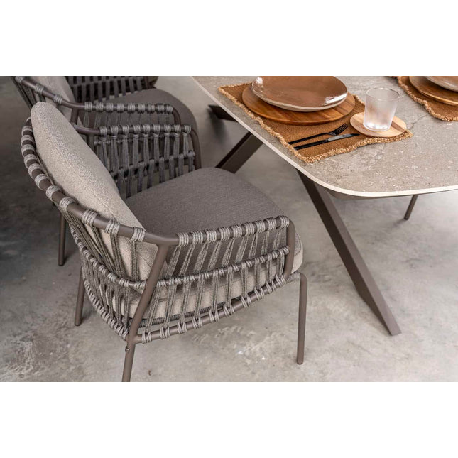 4 Seasons Outdoor Capalbio dining stoel incl. 2 kussens