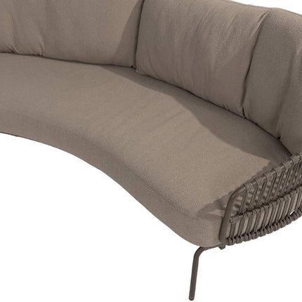 4 Seasons Outdoor Capalbio organische 3-zits lounge bank incl. 3 kussens
