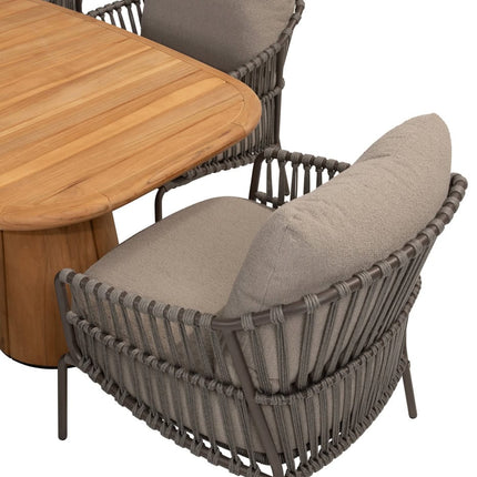 4 Seasons Outdoor Capalbio Low Dining Chair inkl. 2 Kissen