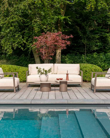 4 Seasons Outdoor Capresi loungeset + Volta salontafels terre