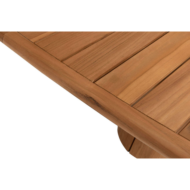 4 Seasons Outdoor Tess Dining + Geschmack 4SO Capri Tisch-Fass-Form-Teak 280 x 110 cm