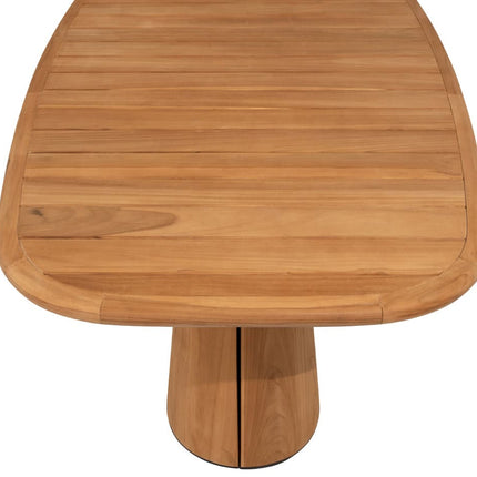 Taste 4SO Capri tafel barrel-vorm teak 240 x 110 cm