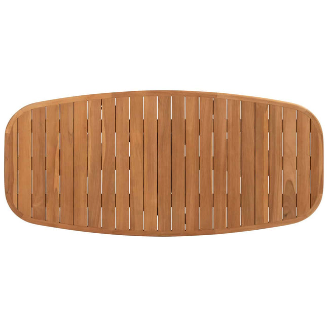 4 Seasons Outdoor Tess Dining + Geschmack 4SO Capri Tisch-Fass-Form-Teak 240 x 110 cm