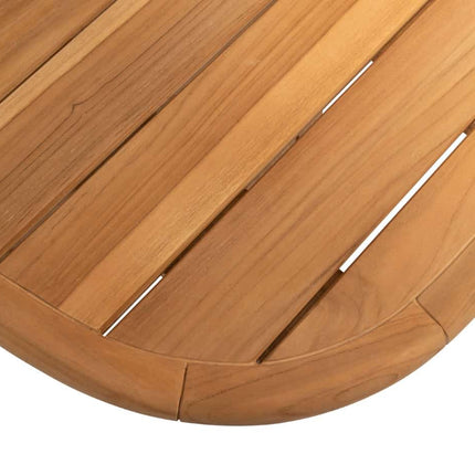 Taste 4SO Capri low dining tafel barrel-vorm teak 240 x 110 cm