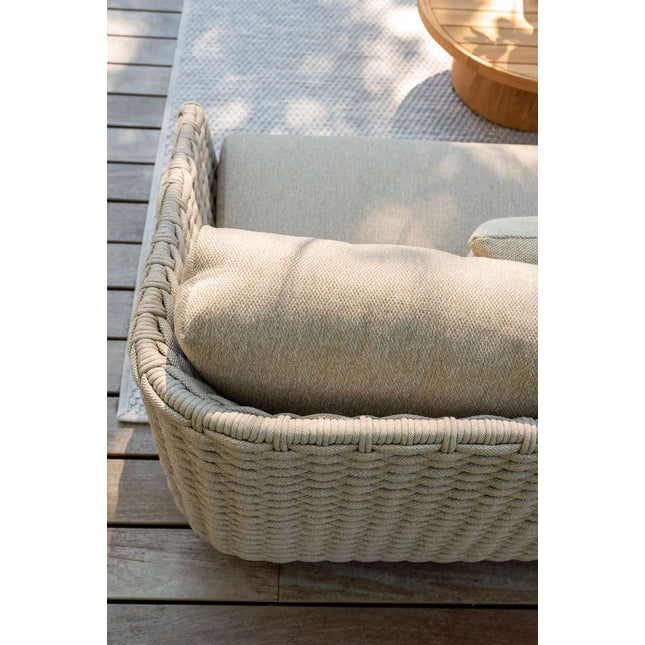 4 Seasons Outdoor Casanova loungeset + center + Pablo salontafel 80 Ø cm