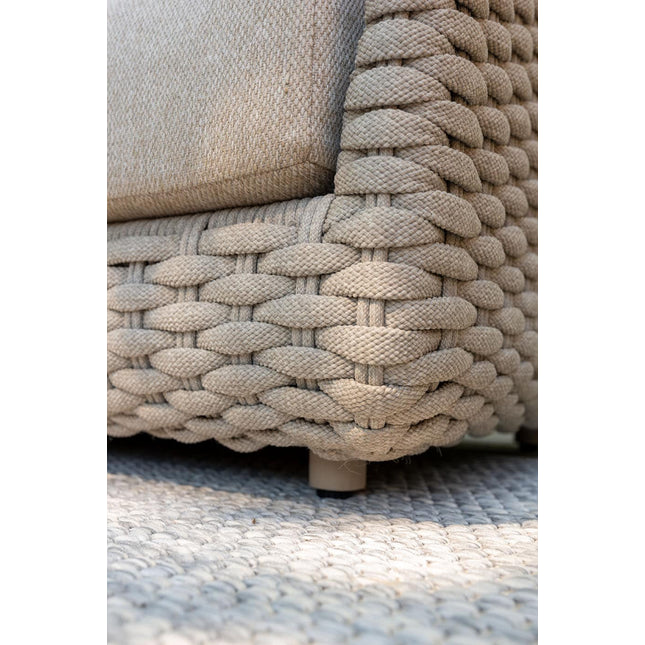 4 Seasons Outdoor Casanova loungeset + center + Pablo salontafel 80 Ø cm