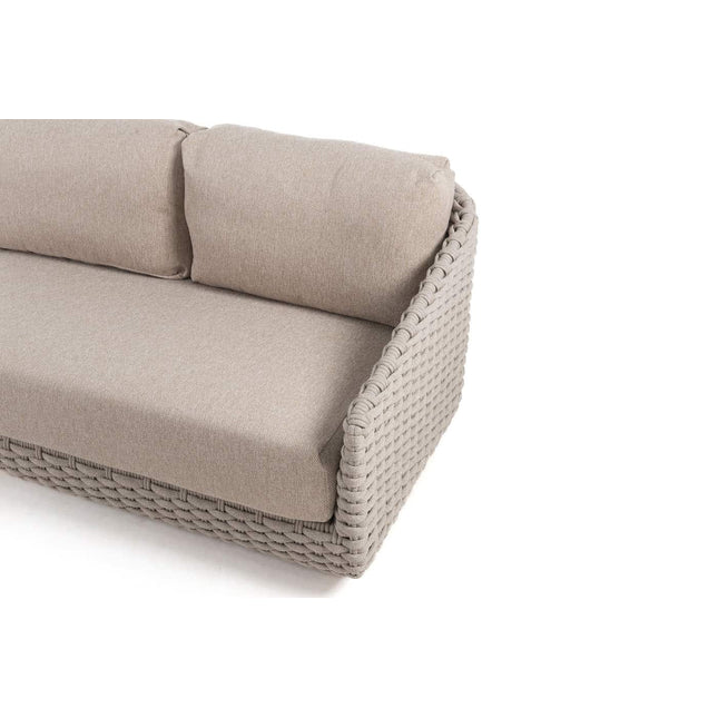 4 Seasons Outdoor Casanova loungeset + center + Pablo salontafel 80 Ø cm