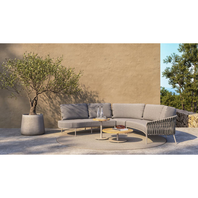 4 Seasons Outdoor Comino loungebank + low dining stoel