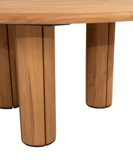 4 Seasons Outdoor Jura dining + Taste 4SO Corsica tafel teak 160 Ø cm