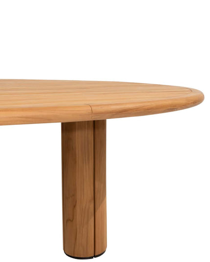 4 Seasons Outdoor Samos dining stoel + Taste 4SO Corsica tafel teak 160 Ø cm