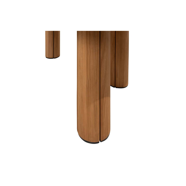 Taste 4SO Corsica tafel kiezel-vorm teak 240 x 130 cm