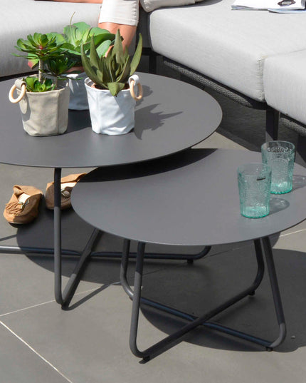 4 Seasons Outdoor -Geschmack 4SO Albareto Bio -Lounge -Sofa + Fußstopp + Dali -Kaffeetische