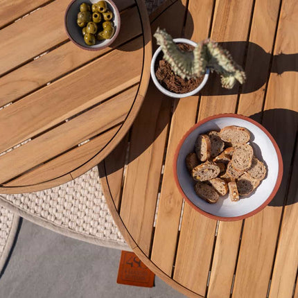 4 Seasons Outdoor Finn salontafel teak 60 cm. Ø (H 32)