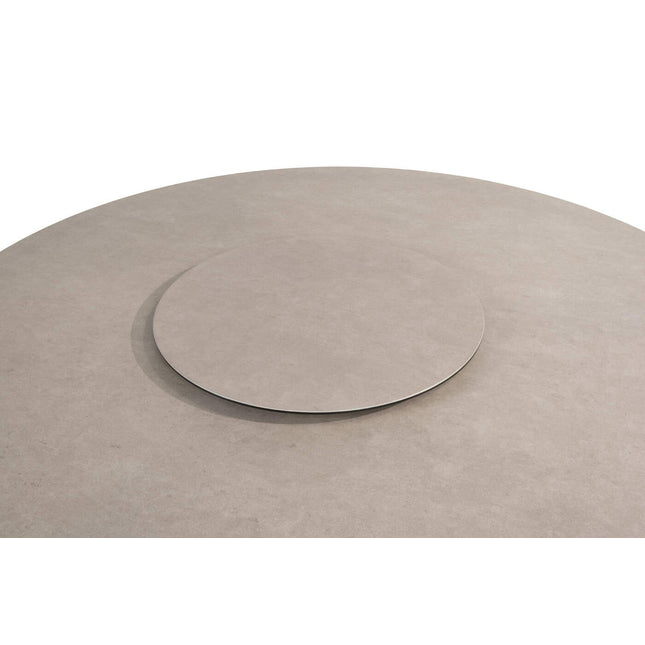 Taste 4SO Barista Essstuhl Latte + Donato Tisch Keramik Latte 160 Ø CM + Lazy Susan