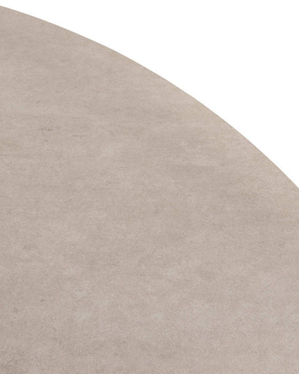 Taste 4SO Parma stapelbare dining latte + Donato tafel 160 Ø cm latte