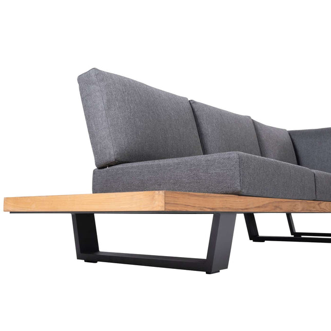 Taste 4SO Emerald hoekbank modulair + salontafel 120 x 66,5 cm