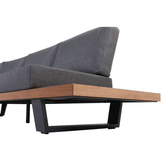 Taste 4SO Emerald hoekbank modulair + salontafel 120 x 66,5 cm