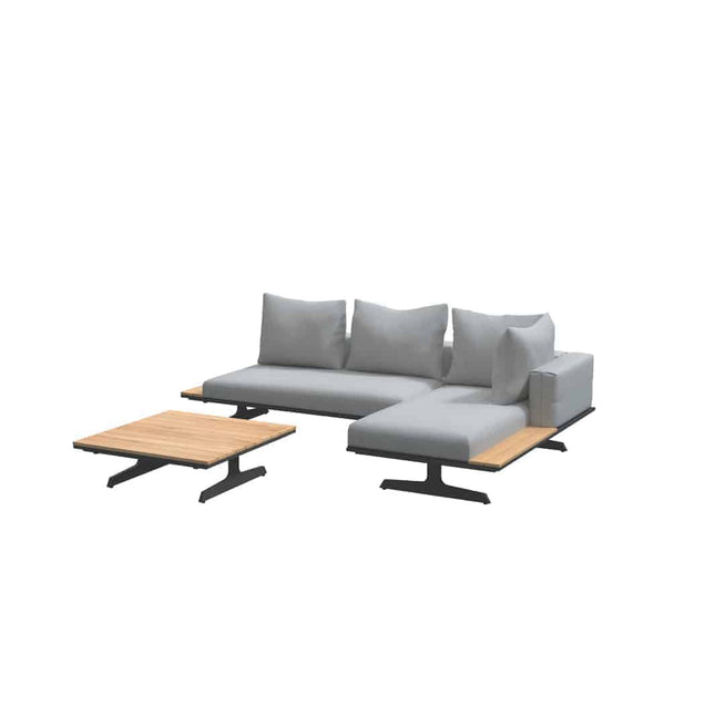 4 Seasons Outdoor Endless salontafel teak 95 x 95 x 30 cm.