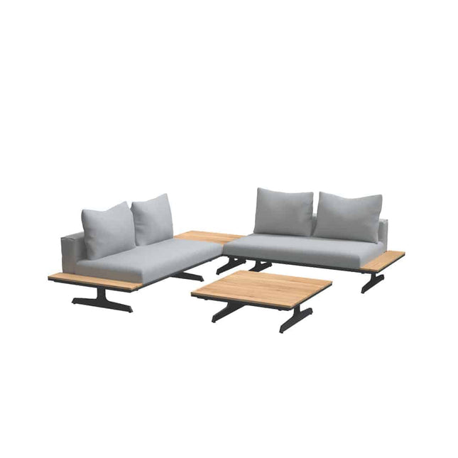 4 Seasons Outdoor Endless salontafel teak 95 x 95 x 30 cm.
