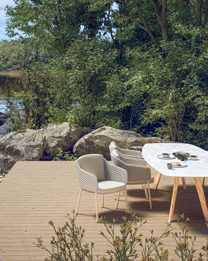 4 Seasons Outdoor Eros Dining + Lucas Teaktabelle 240 cm