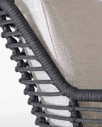 4 Seasons Outdoor Fabrice Essanthrazit + Geschmack 4SO Fiesta Bistro Tabelle 90 Ø CM
