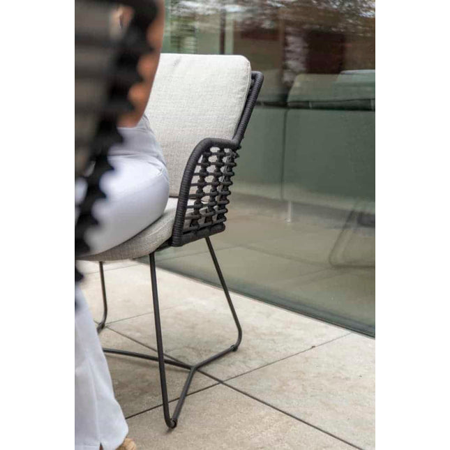 4 Seasons Outdoor Fabrice dining stoel antraciet
