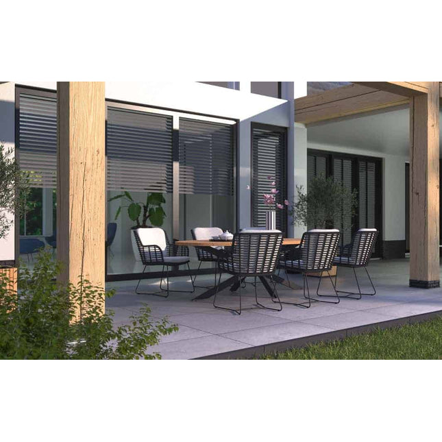 4 Seasons Outdoor Fabrice dining stoel antraciet