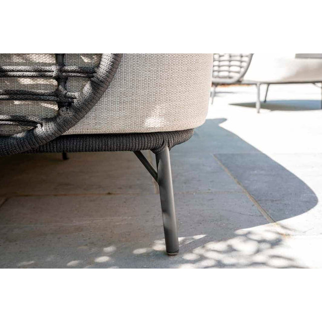 4 Seasons Outdoor Fabrice lounge stoel + voetenbank