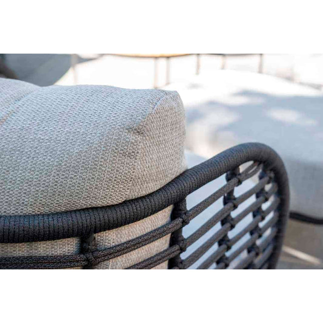 4 Seasons Outdoor Fabrice lounge stoel + voetenbank