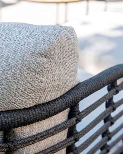 4 Seasons Outdoor Fabrice loungeset + Verdi salontafel 73 Ø cm