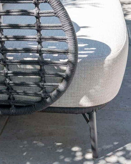 4 Seasons Outdoor Fabrice loungeset + Verdi salontafel 73 Ø cm
