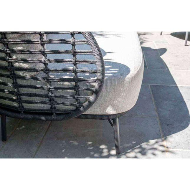 4 Seasons Outdoor Fabrice lounge stoel + voetenbank