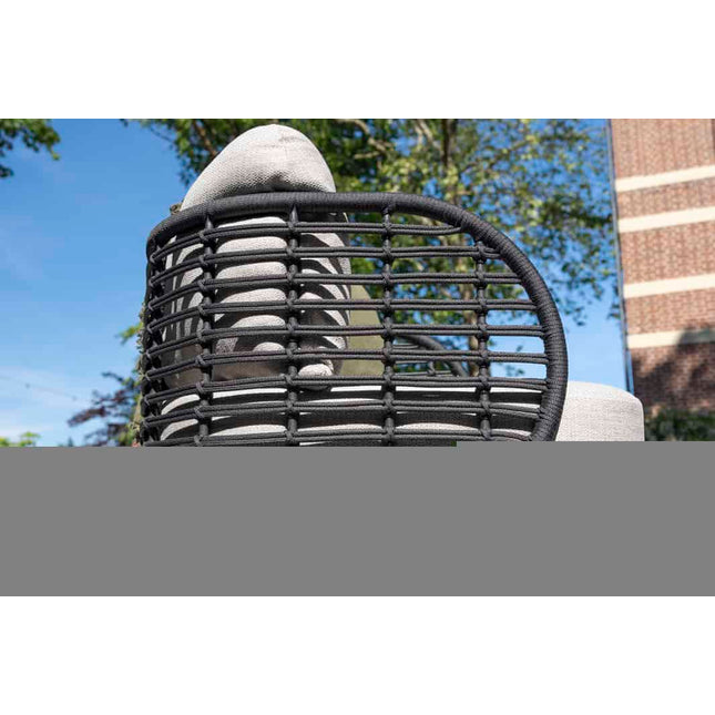 4 Seasons Outdoor Fabrice lounge stoel + voetenbank