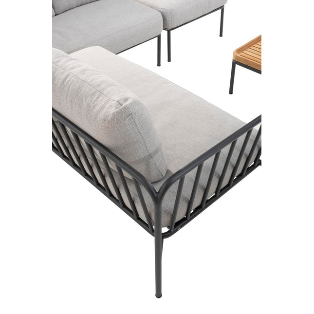 4 Seasons Outdoor Figaro modulair loungeset + salontafel 75 x 75 cm