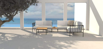 4 Seasons Outdoor Figaro modulair loungeset + salontafel 75 x 75 cm